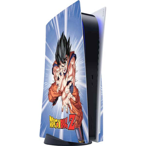 Dragon Ball Z Goku Kamehameha Blast PS5 Console Skin